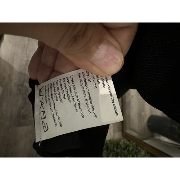 Gabby Isabella Women's Midi Sweater Black Dress Size Medium - Picture 5 of 8